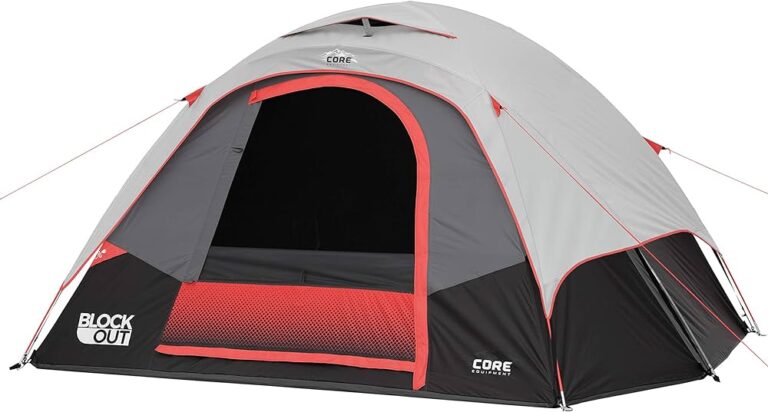 The Features of the Core 6 Person Lighted Dome Tent